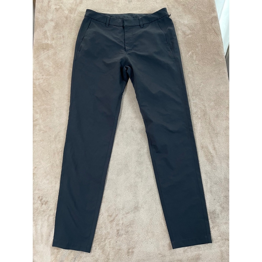 lululemon New Venture Pant Slim Men Size 32 Dark Gray Stretch Preppy M5ac6s EUC